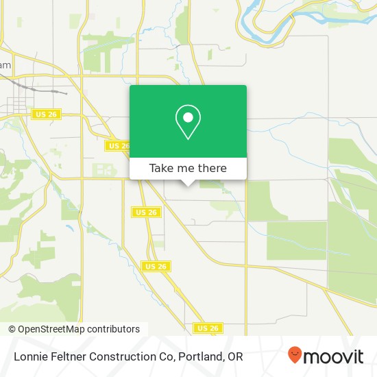 Mapa de Lonnie Feltner Construction Co