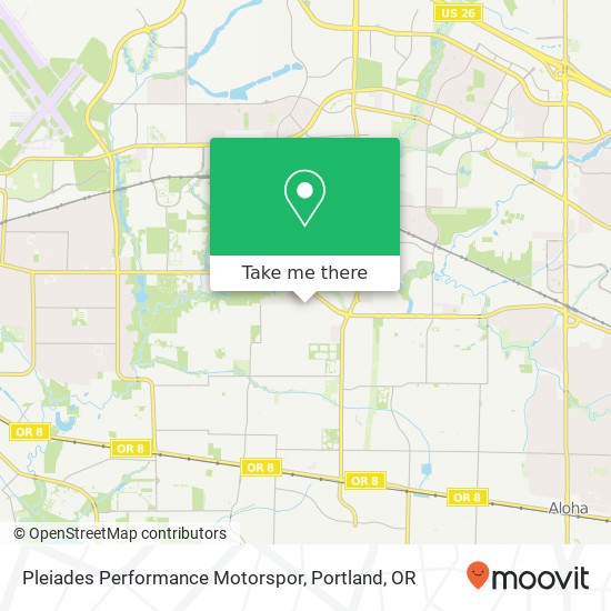 Mapa de Pleiades Performance Motorspor