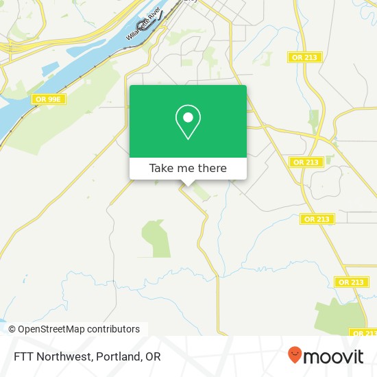Mapa de FTT Northwest