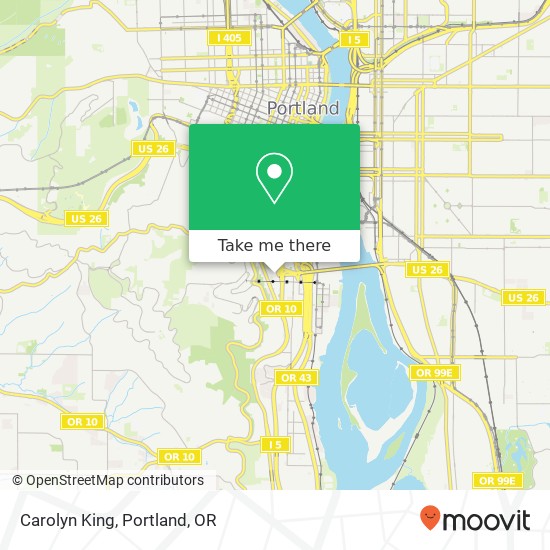 Carolyn King map