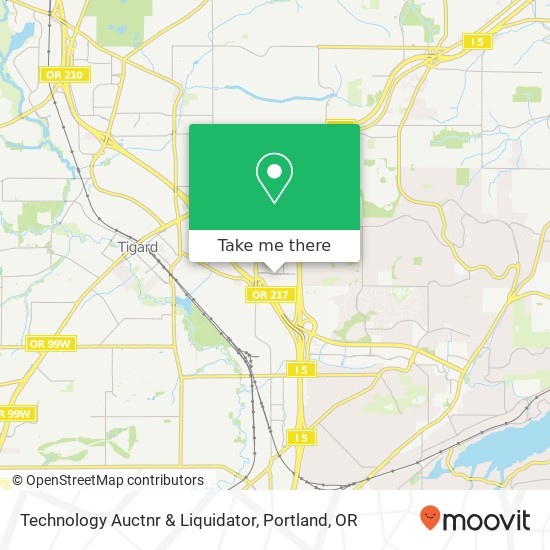 Technology Auctnr & Liquidator map
