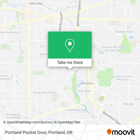 Mapa de Portland Pocket Door