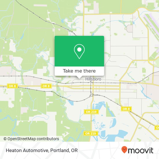 Heaton Automotive map