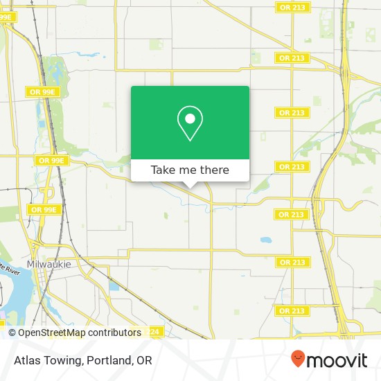 Atlas Towing map