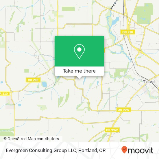 Mapa de Evergreen Consulting Group LLC