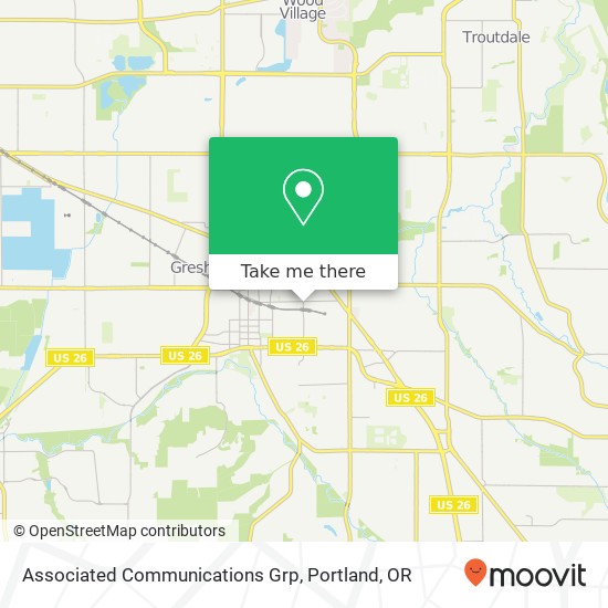 Associated Communications Grp map
