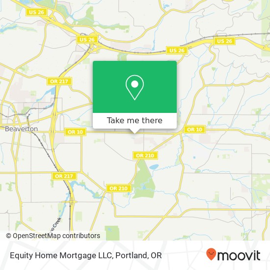 Mapa de Equity Home Mortgage LLC