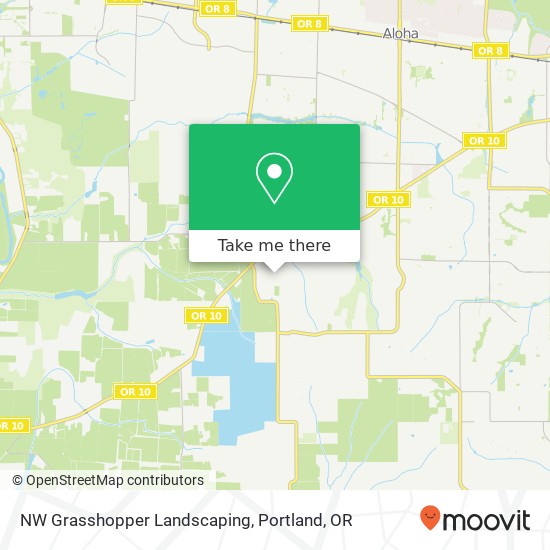 NW Grasshopper Landscaping map