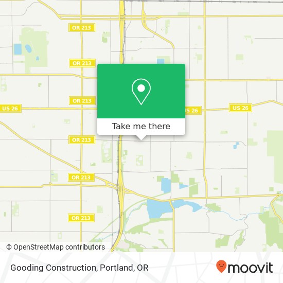 Gooding Construction map