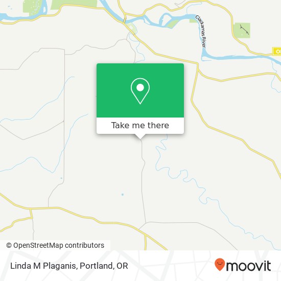 Linda M Plaganis map