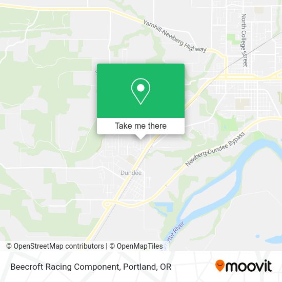 Beecroft Racing Component map
