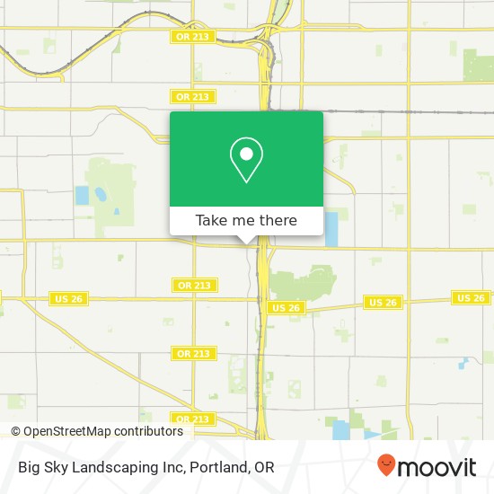 Big Sky Landscaping Inc map