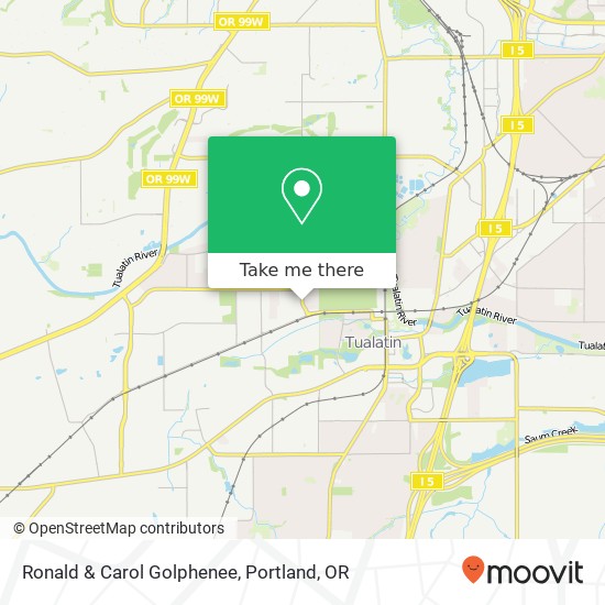 Ronald & Carol Golphenee map