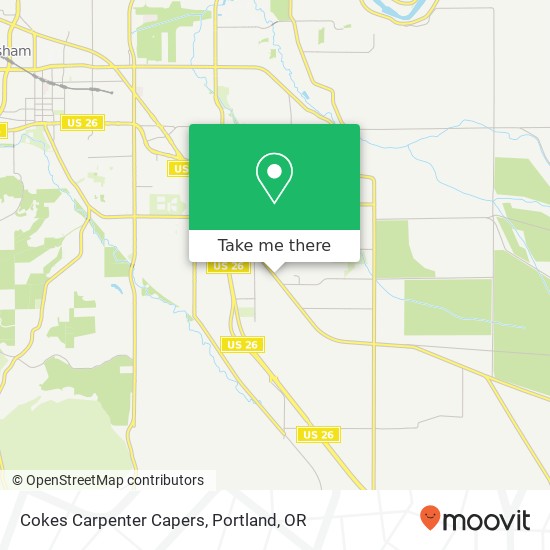 Mapa de Cokes Carpenter Capers