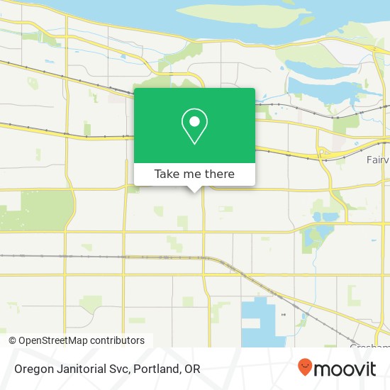 Oregon Janitorial Svc map