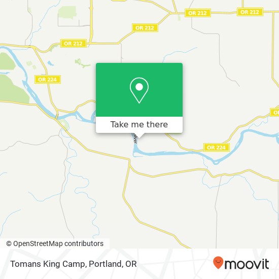 Mapa de Tomans King Camp