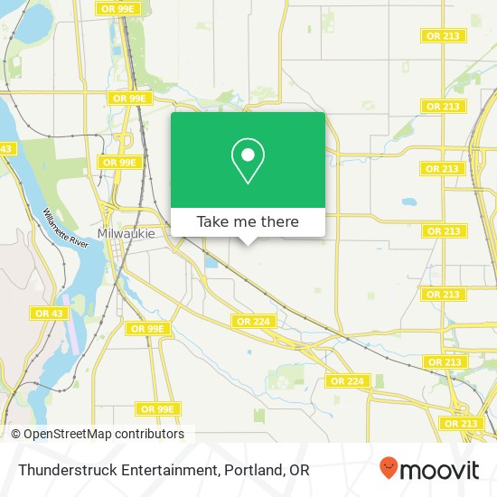 Thunderstruck Entertainment map