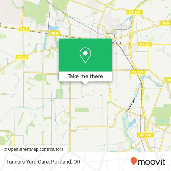 Mapa de Tanners Yard Care