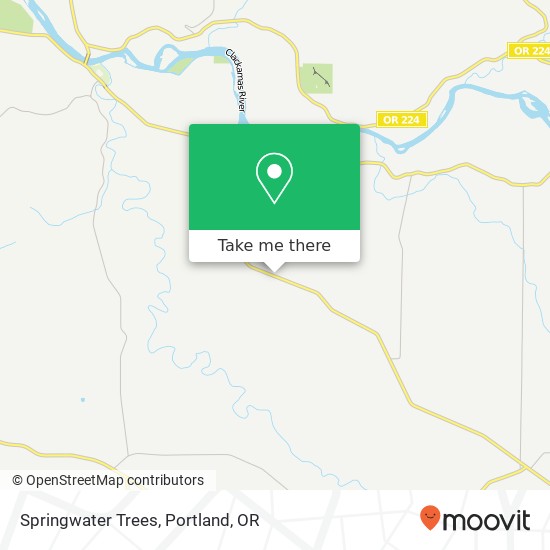 Mapa de Springwater Trees