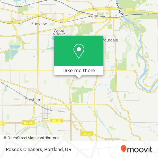 Roscos Cleaners map