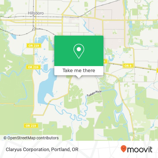 Claryus Corporation map