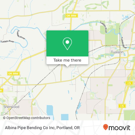 Mapa de Albina Pipe Bending Co Inc