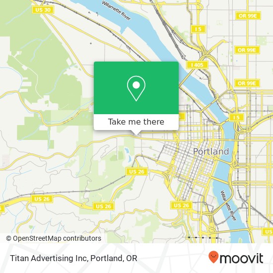 Titan Advertising Inc map