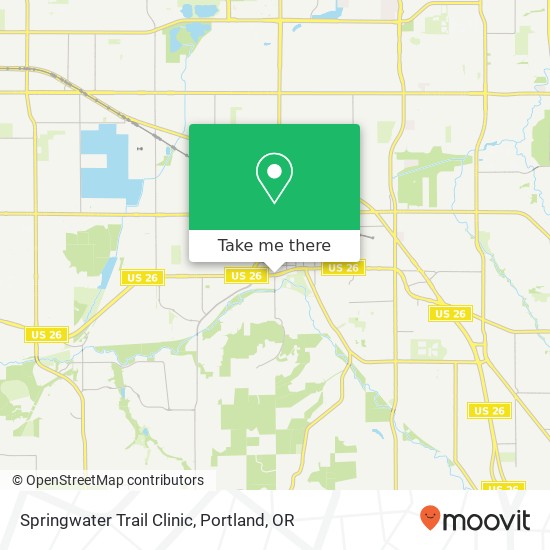 Springwater Trail Clinic map