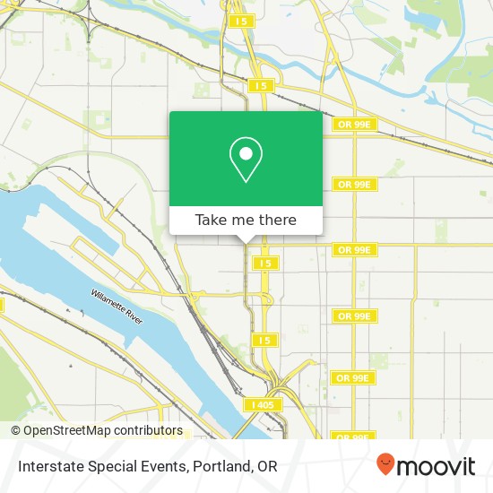 Interstate Special Events map