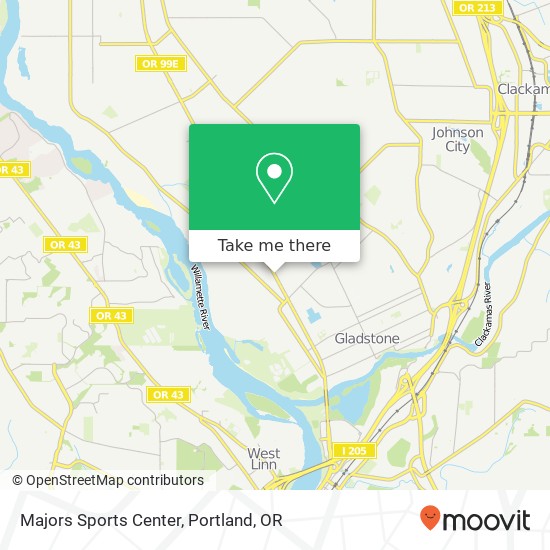 Majors Sports Center map