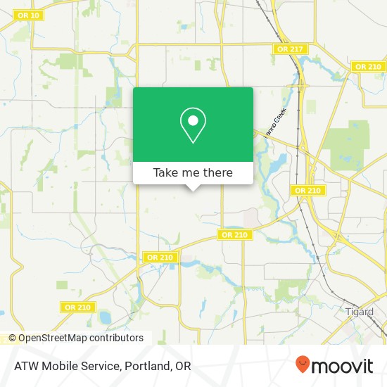 Mapa de ATW Mobile Service