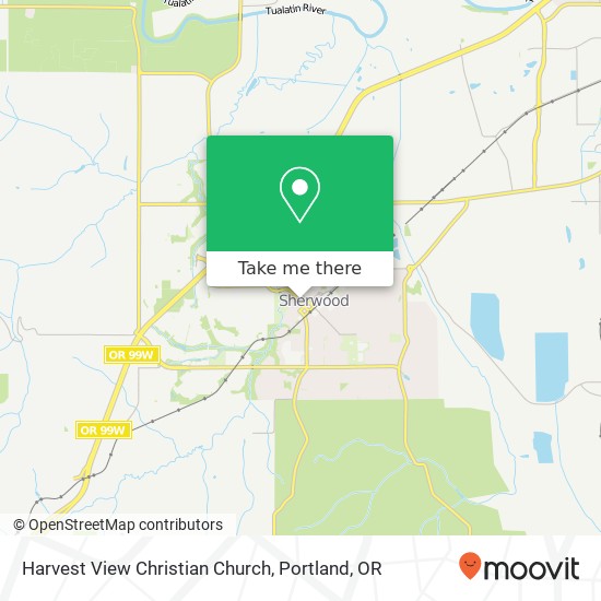 Mapa de Harvest View Christian Church