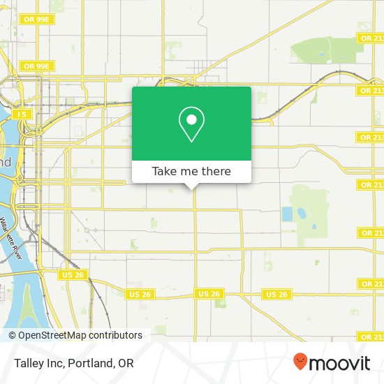 Talley Inc map