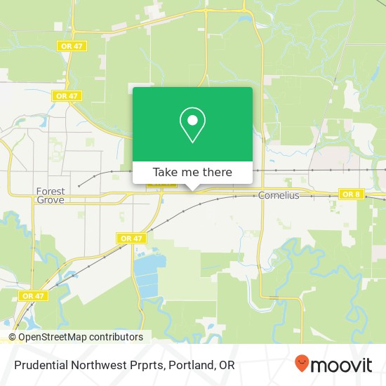 Mapa de Prudential Northwest Prprts