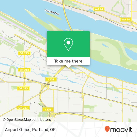 Airport Office map