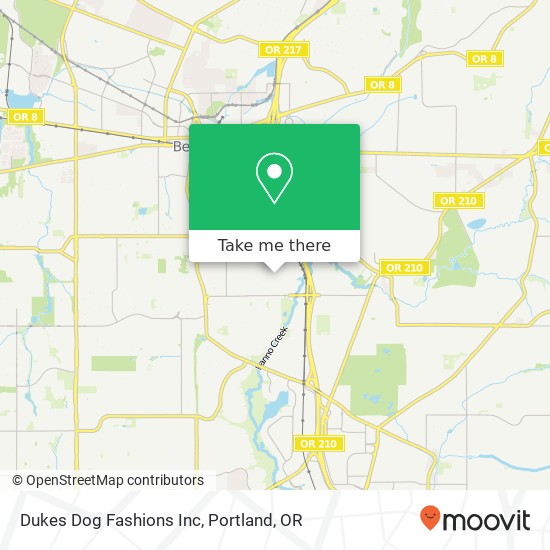 Mapa de Dukes Dog Fashions Inc