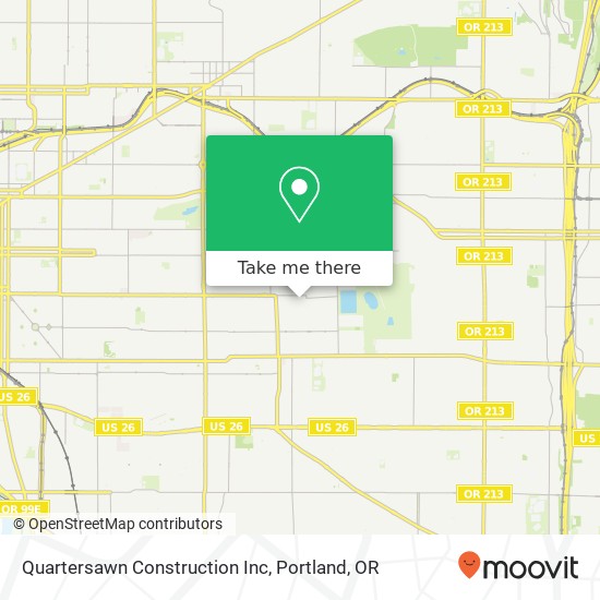 Quartersawn Construction Inc map