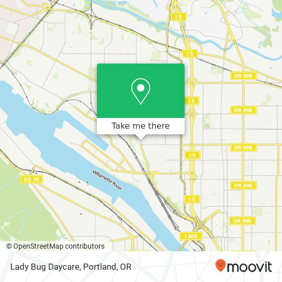 Mapa de Lady Bug Daycare