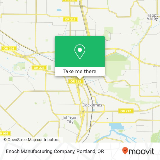 Enoch Manufacturing Company map