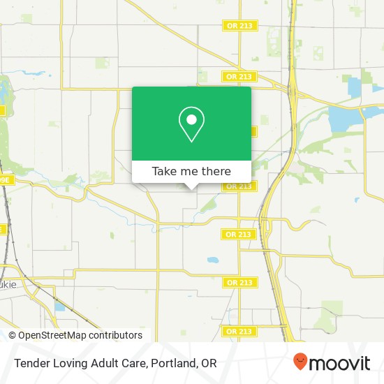 Mapa de Tender Loving Adult Care