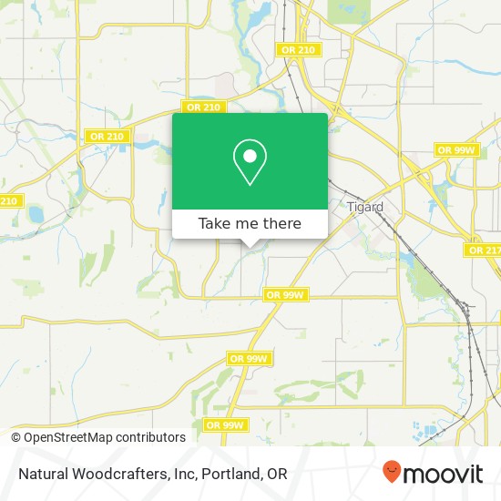 Mapa de Natural Woodcrafters, Inc