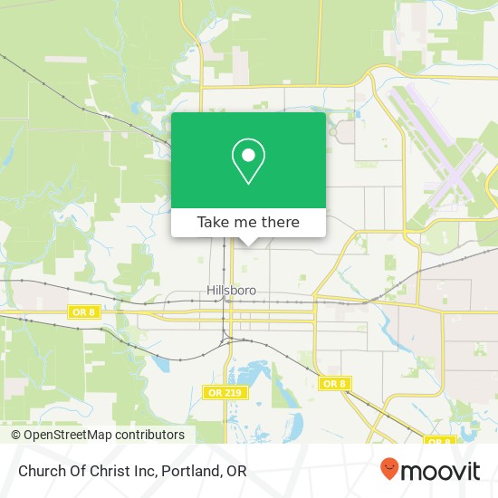 Church Of Christ Inc map