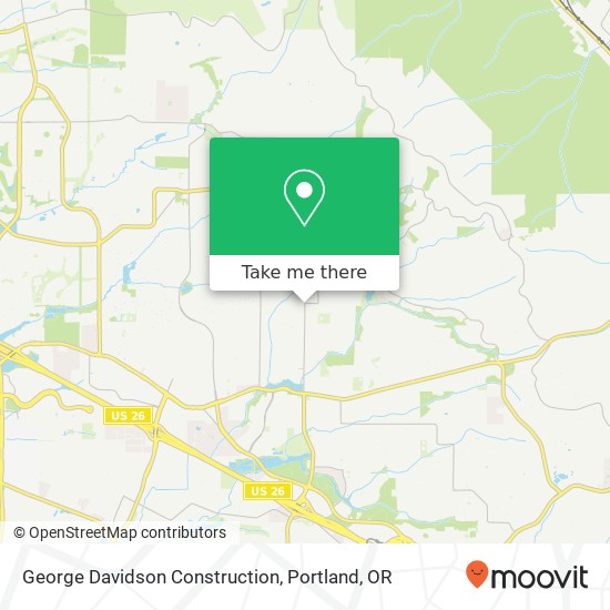 Mapa de George Davidson Construction