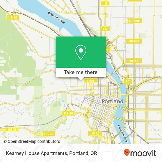 Mapa de Kearney House Apartments