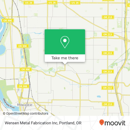 Mapa de Wensen Metal Fabrication Inc