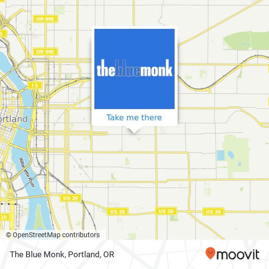 Mapa de The Blue Monk