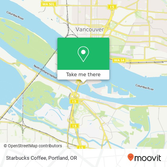 Starbucks Coffee map