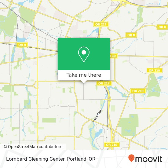 Lombard Cleaning Center map