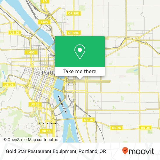 Gold Star Restaurant Equipment map