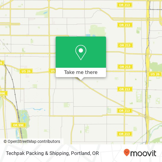 Techpak Packing & Shipping map